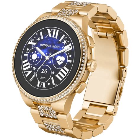 michael kors smartwatch silber dw2c|Michael Kors Men's or Women's Gen 6 44mm Touchscreen .